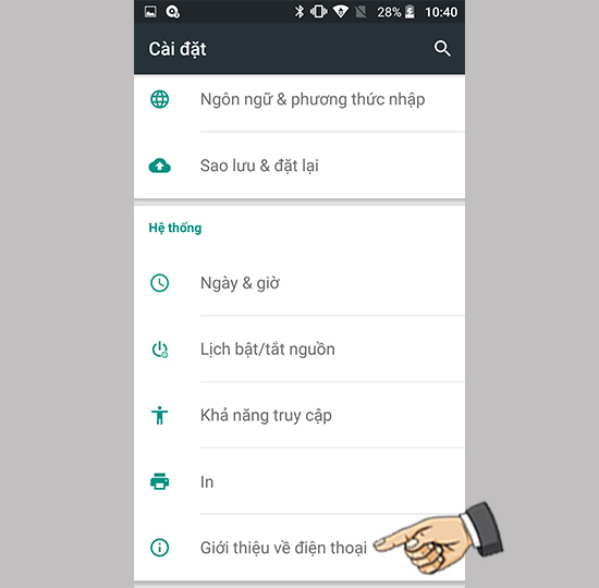 V&agrave;o giới thiệu